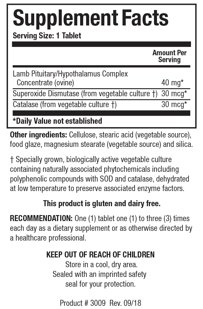 Cytozyme-PT/HPT (Ovine Pituitary/Hypothalamus)